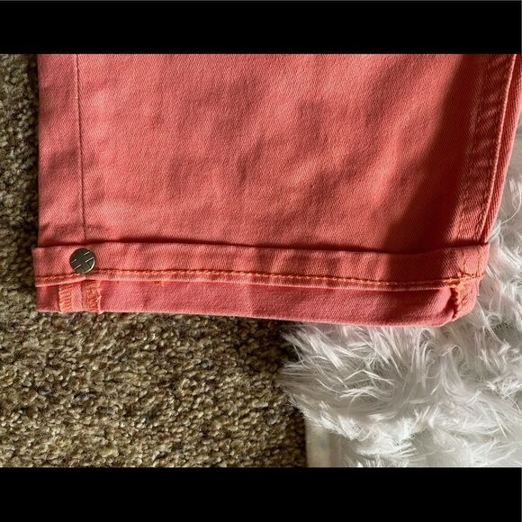 Liverpool Julia Short Capri Pink Lady Jeans Size 2 - Picture 4 of 9